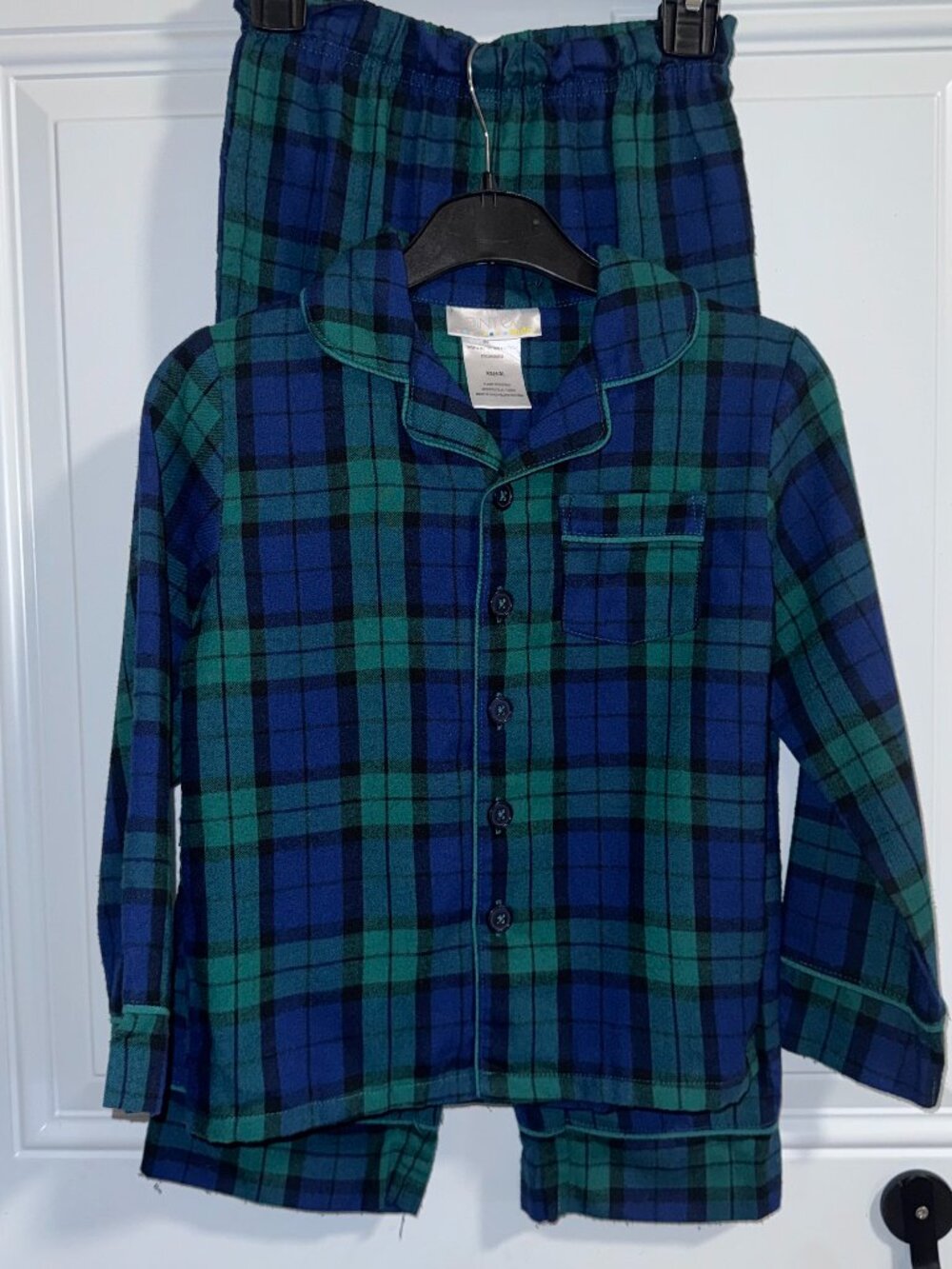 Saint Eve Kids Navy/blue Plaid Pajamas